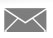Letter icon as mail logo
